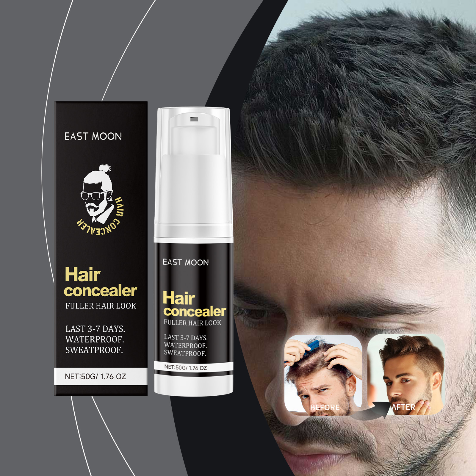 Licorice Root Extract - Hair Coverage Concealer Cream Root Touch