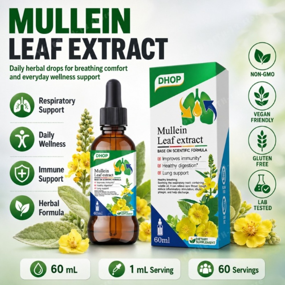 Mullein Leaf Extract Drops 60m - огляд і ціна Licorice Root Extract