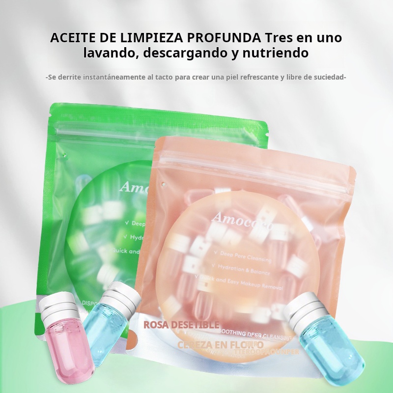 Amococo 3pcs Disposable Cleans - огляд і ціна Face Oil Rosehip