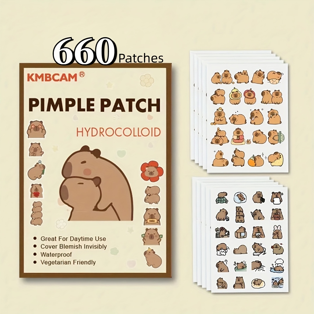 Capybara Shaped Pimple Patches - огляд і ціна Skincare Oil Control
