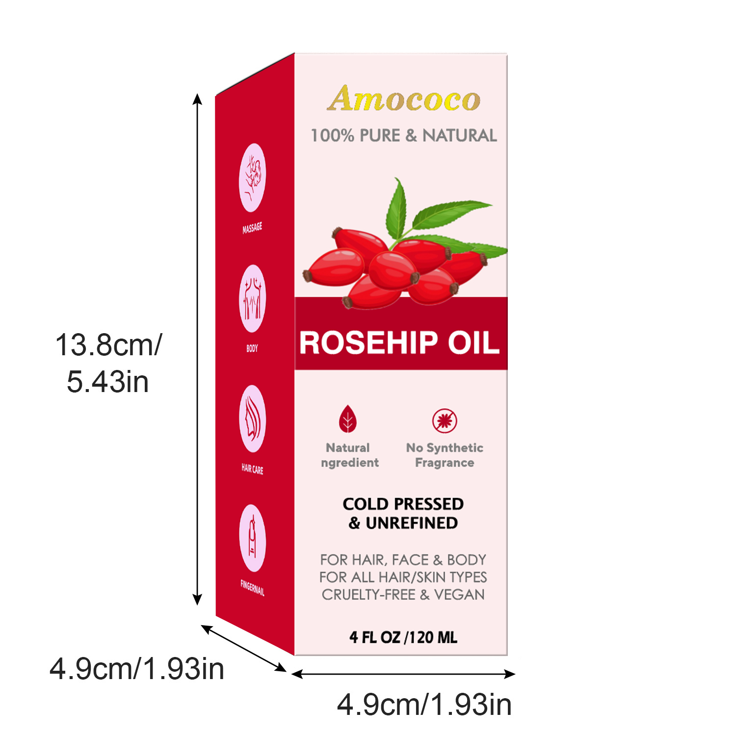Amococo 2pcs Jojoba Oil and Ro - огляд і ціна Face Oil Rosehip