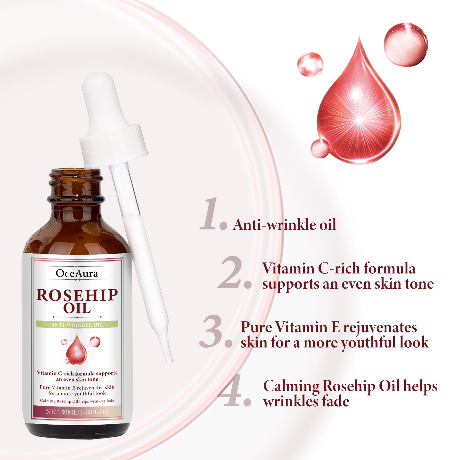 Rosehip Oil Face Essence Serum - огляд і ціна Face Oil Rosehip