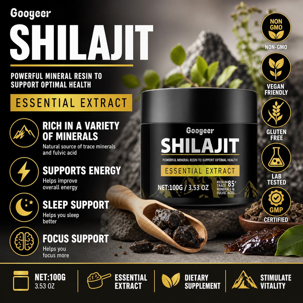 Googeer Shilajit Extract Powde - огляд і ціна Licorice Root Extract