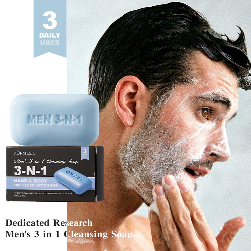 Men's 3-in-1 Cleansing Bar Soa - огляд і ціна Skincare Oil Control