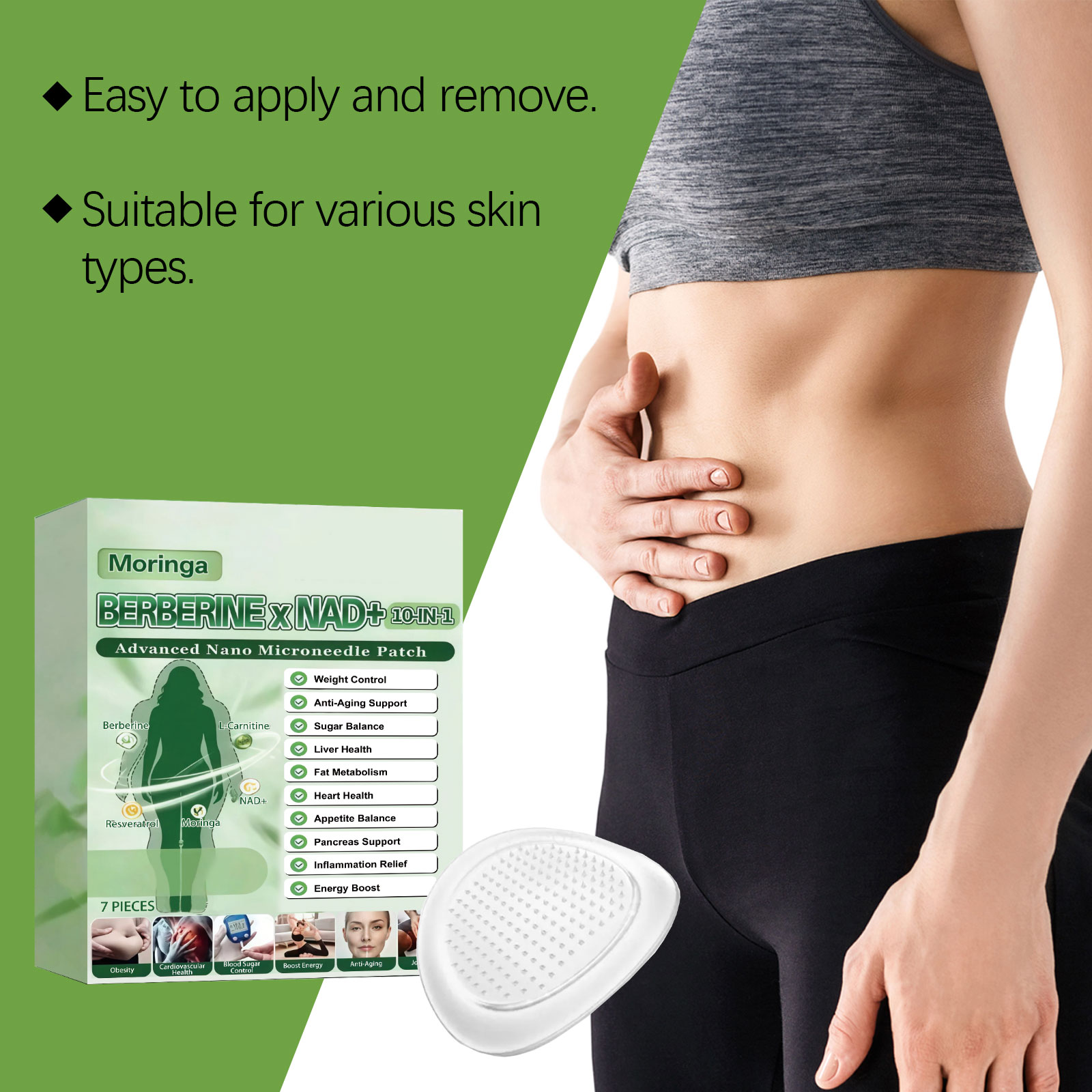 10 In 1 Overnight Microneedle  - огляд і ціна Skincare Oil Control